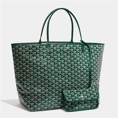 green tote goyard|Goyard saint louis tote green.